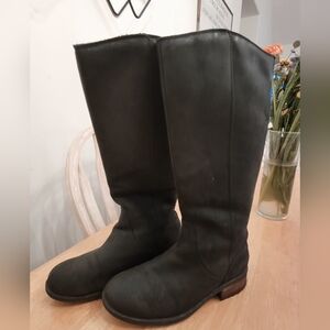 UGG Black Over the Knee Waterproof Boots